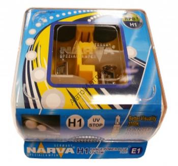 NARVA 98502RPB Комплект галогенных ламп H1 12V 55W (белый спектр) RPB (2шт) NARVA 98502RPB Комплект галогенных ламп H1 12V 55W