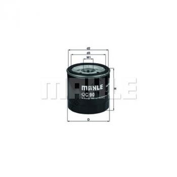 Фильтр масляный KNECHT (MAHLE) OC90 OF. (PH4722) без упаковки. Фильтр маслянный KNECHT (MAHLE) OC 90 (PH 4722)