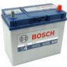 Аккумулятор автомобильный BOSCH S4020, Азия 12V 45Ah 330A, обратной полярности, тонкие клеммы,  238x129x227