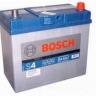 Аккумулятор автомобильный BOSCH S4021, Азия 12V 45Ah 330A, обратной полярности, 238x129x227