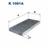Фильтр салонный Filtron K1081A (LAK 117) угольный