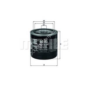 Фильтр масляный KNECHT (MAHLE) OC23 OF (PH2879) без упаковки. Фильтр маслянный KNECHT (MAHLE) OC 23 - промо (PH 2879)