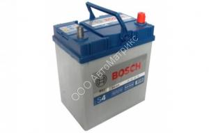 Аккумулятор автомобильный BOSCH S4018, Азия 12V 40Ah 330A, обратной полярности, тонкие клеммы, 187x127x227 Аккумулятор BOSCH S4 40 а/ч, Азия, обратной полярности (тонкие клеммы)
АКБ S4 018 SILVER 12V 40Ah 330A
 187x127x227 /-+/ (Длина x Ширина x Высота)
0092S40180