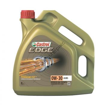 Синтетическое масло Castrol EDGE 0W-30 A5/B5 4 л. Моторное масло Castrol EDGE 0W-30 A5/B5 произведено с использованием новейшей технологии TITANIUM FST™, придающей масляной пленке дополнительную силу и прочность, благодаря соединениям титана.На протяжении всего межсервисного интервала обеспечиваются высокая экономия топлива и эффективная защита от износа.