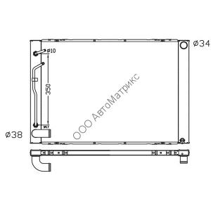 TOYOTA 16041-0A402 Радиатор охлаждения SIENNA 03-09 3.3/3.5L Радиатор охлаждения двигателя для TOYOTA SIENNA II 3.3/3.5L