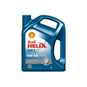 Shell Helix HX7 10W-40 Полусинтетическое моторное масло 4 л. Моторное масло на основе синтетической технологии — Обеспечивает чистоту и эффективную работу двигателей