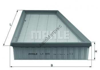 Фильтр воздушный KNECHT (MAHLE) LX998 Фильтр воздушный KNECHT (MAHLE) LX 998        6Y0 129 620
SKODA FABIA 1.0, 1.4L