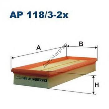 Фильтр воздушный FILTRON AP 118/3-2X (LX804/S), комплект 2 шт. Фильтр возд.MERCEDES 240-500 W202,203,211,220,463
Комплект 2 шт.
