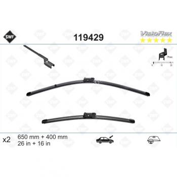 Стеклоочистители SWF VisioFlex 119429 Стеклоочистители SWF VisioFlex 119429