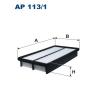 Фильтр воздушный FILTRON AP 113/1 (LX936)