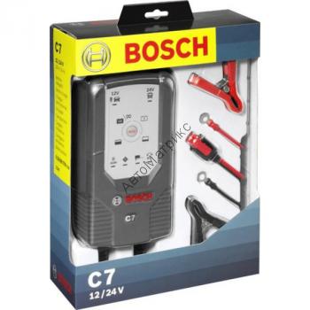 BOSCH C7 Микропроцессорное зарядное устройство для аккумуляторов, ёмкость АКБ 14-230а/ч, 12/24В BOSCH C7 Микропроцессорное зарядное устройство для аккумуляторов, ёмкость АКБ 14-230а/ч, 12/24В