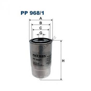 Фильтр топливный Filtron PP968/1 (KC195) Фильтр топливный Filtron PP968/1,