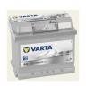 Аккумулятор автомобильный VARTA C6 Silver dynamic 12V 52Ah 520A, обратной пролярности,  207x175x175