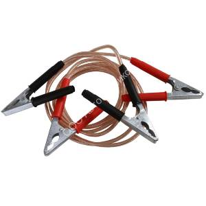 Провода прикуривателя силиконовые 200 А Евродеталь Провода для запуска двигателей легковых автомобилей мощностью 200А