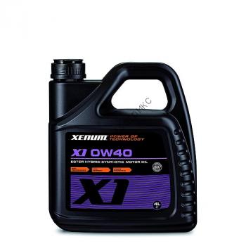 Xenum X1 0W-40 4L ESTER HYBRID SYNTHETIC 1662004 Синтетическое моторное масло с эстерами. SAE 0W-40
ACEA C3
API SN/CF
BMW Longlife-04
Mercedes MB 229.31
Mercedes MB 229.51
GM Dexos 2 Вязкость:  SAE 0W40
Тип масла:  моторное
Вид масла:  синтетическое
Тип транспортного средства:  легковые авто
Объем:  1л