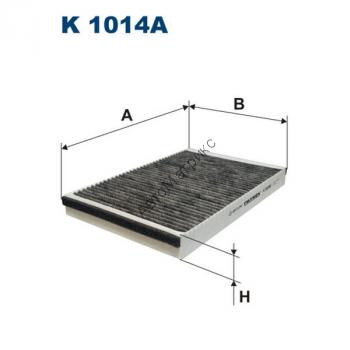 Фильтр салонный Filtron K1014A (LAK75) угольный Opel Astra Classic II, Astra G/Cabrio/Coupe (Astra II), Astra H (Astra III), Zafira I; Vauxhall Astra-G, Astra-H, Astramax/Astra Van, Zafira I