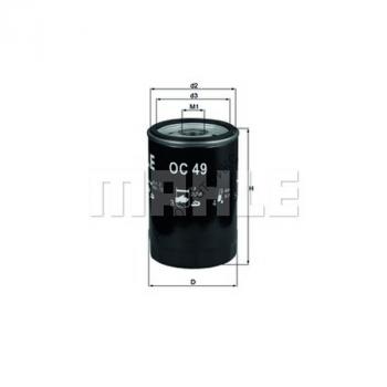 Фильтр масляный KNECHT (MAHLE) OC49 (PH2957) Фильтр маслянный KNECHT (MAHLE) OC 49 (PH 2957)