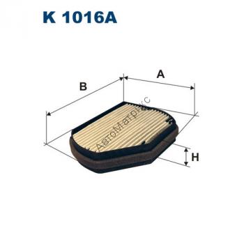 Фильтр салонный Filtron K1016A (LAK37) угольный  Chrysler Crossfire; Mercedes C (W202/S202), CLK (C208), E (W/S210), SLK (R170)