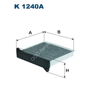 Фильтр салонный Filtron K1240A (LAK485) угольный Mitsubishi Grandis, Lancer VII, Outlander (Airtrek)