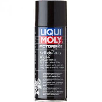 Liqui moly 1591 Motorbike Kettenspray weiss Белая цепная смазка для мотоциклов 400 мл. LIQUI MOLY 1591 Motorbike Kettenspray weiss Белая цепная смазка для мотоциклов 400 мл.